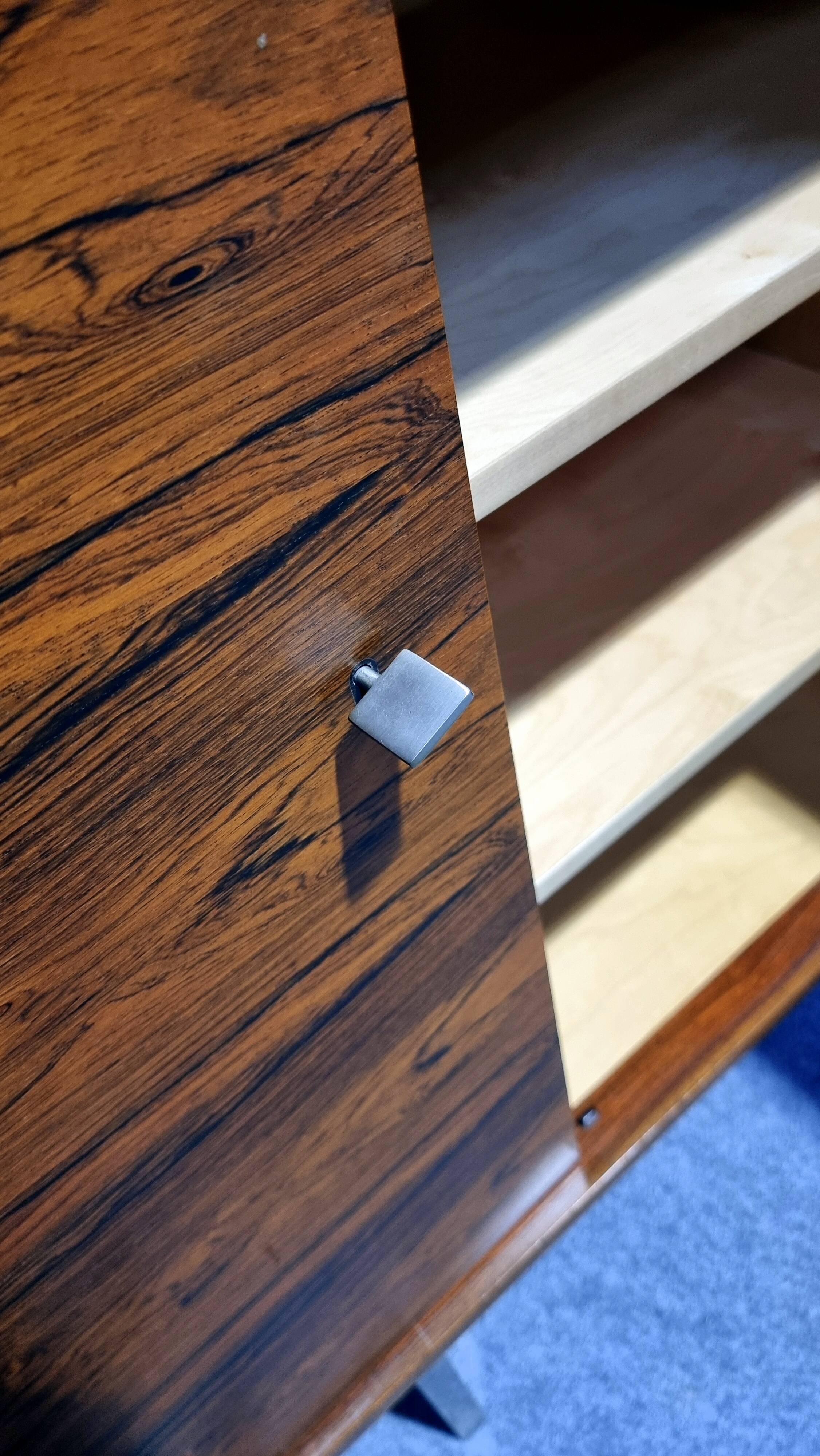 Swiss Form Scandinavian Sideboard in Rosewood from the 60s