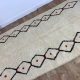 Handmade Moroccan Berber rug 253 X 153 CM