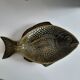 Vintage olive green fish Slurry