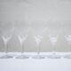 Série de 10 verres à eau vintage en cristal