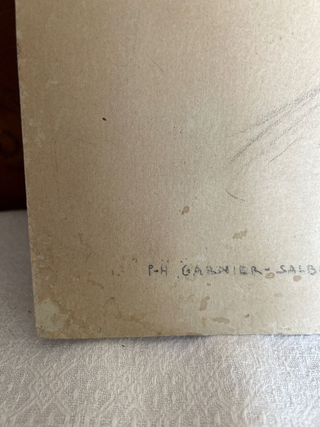 Drawing carried Garnier-Salbreux