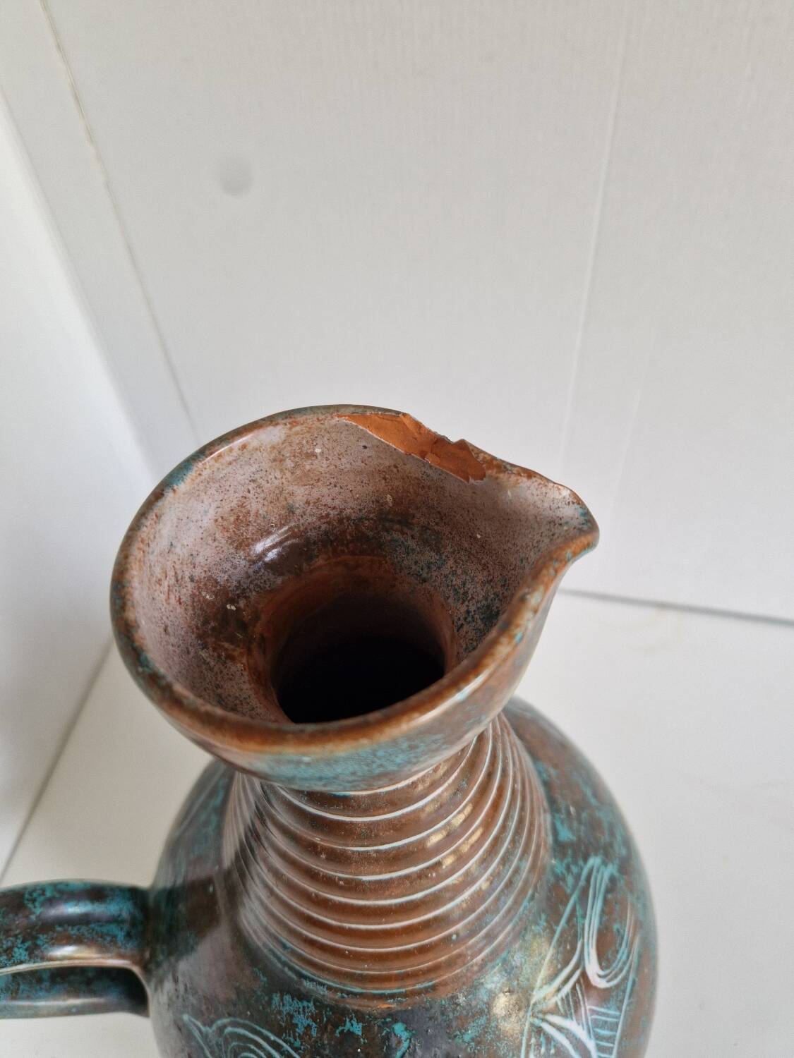 Large Jug Yvon Roy Montgolfier 1960 in Ceramic