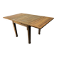 1930s solid oak extending draw-leaf dining table | Arts & Crafts style