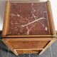 Table de chevet style Art Déco en chêne massif, années 30