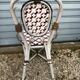 Rattan bistro chairs