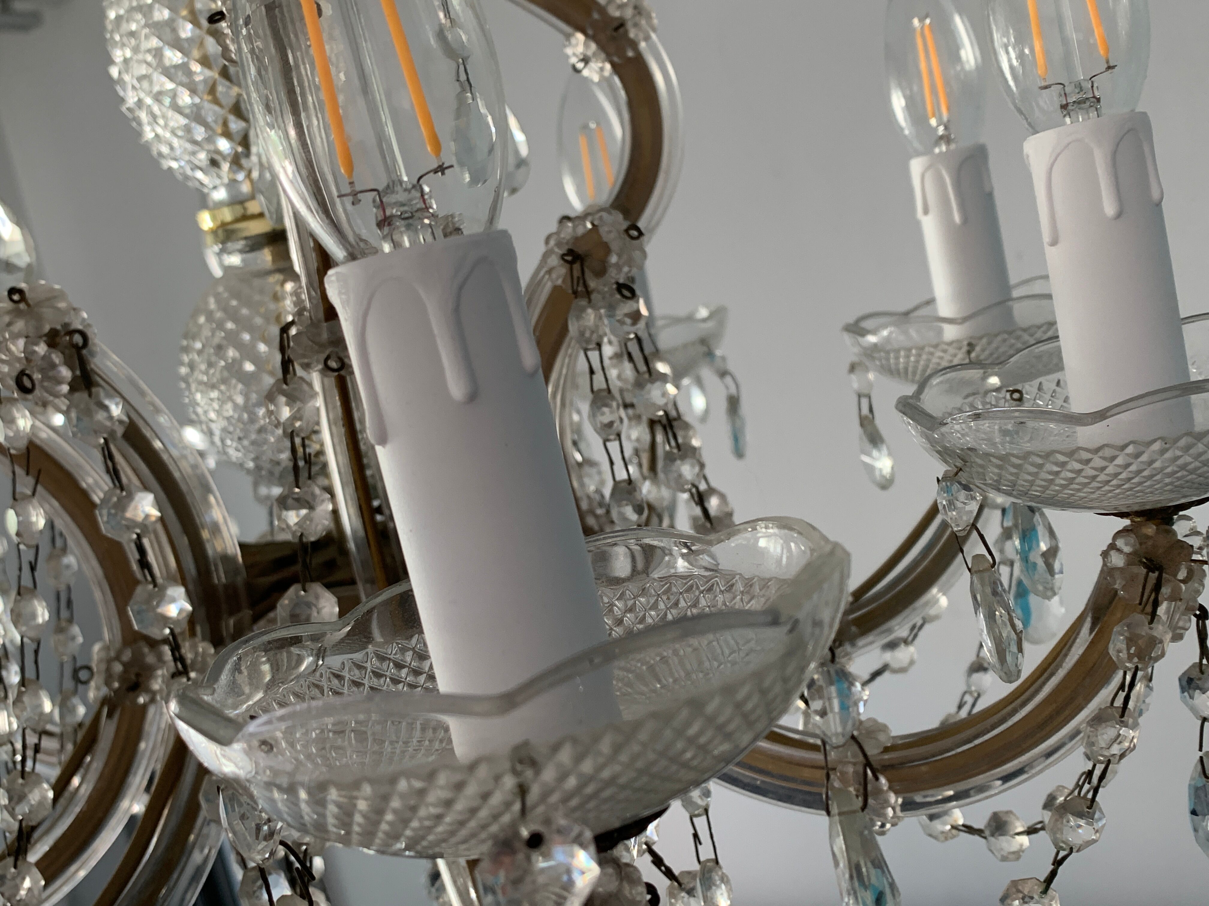 Lustre Marie Thérèse, 8 pampille fires, 1970