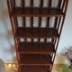 Vintage rattan bookcase