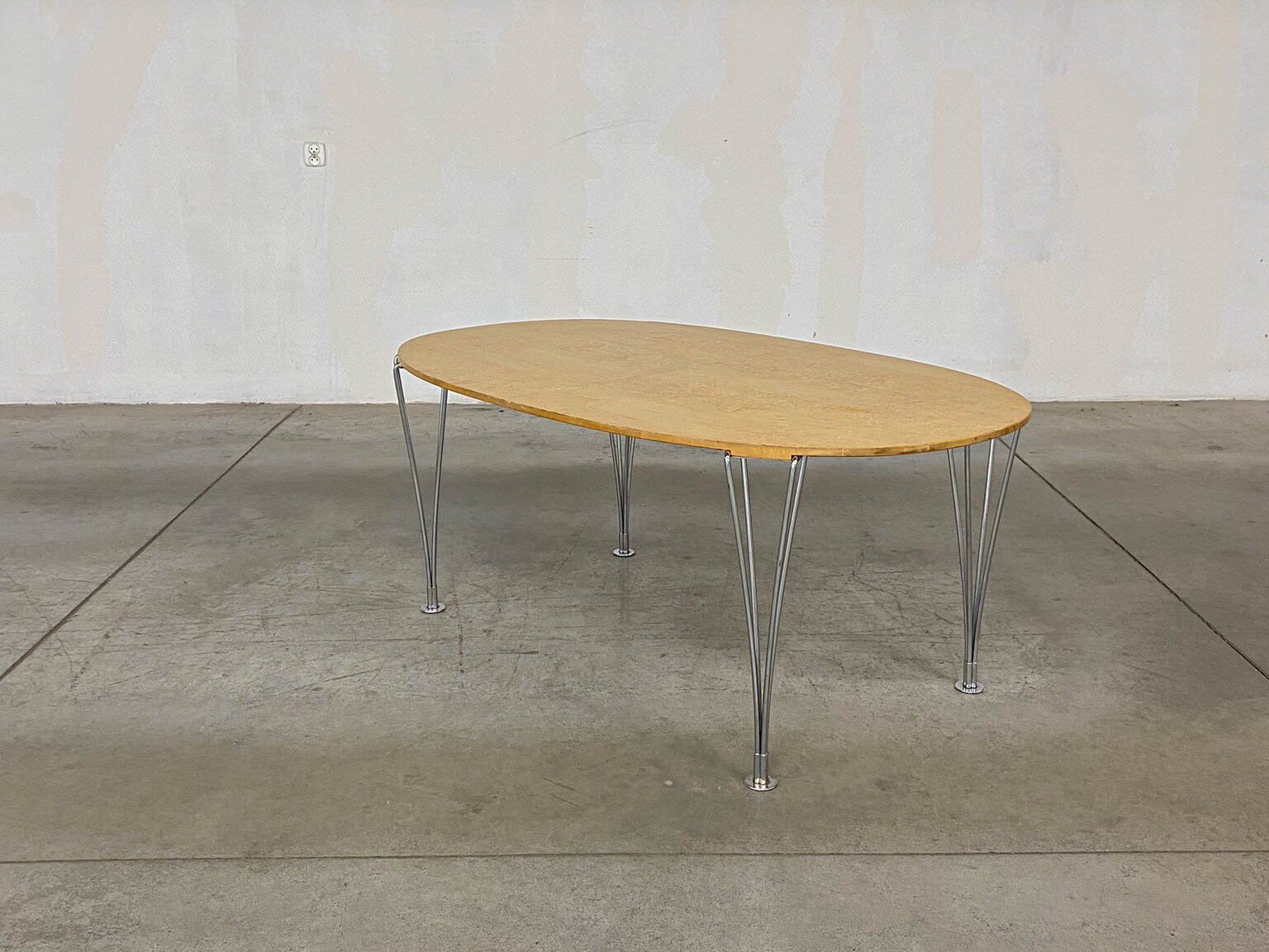 Superellipse table by Bruno Mathsson and Piet Hein for Fritz Hansen