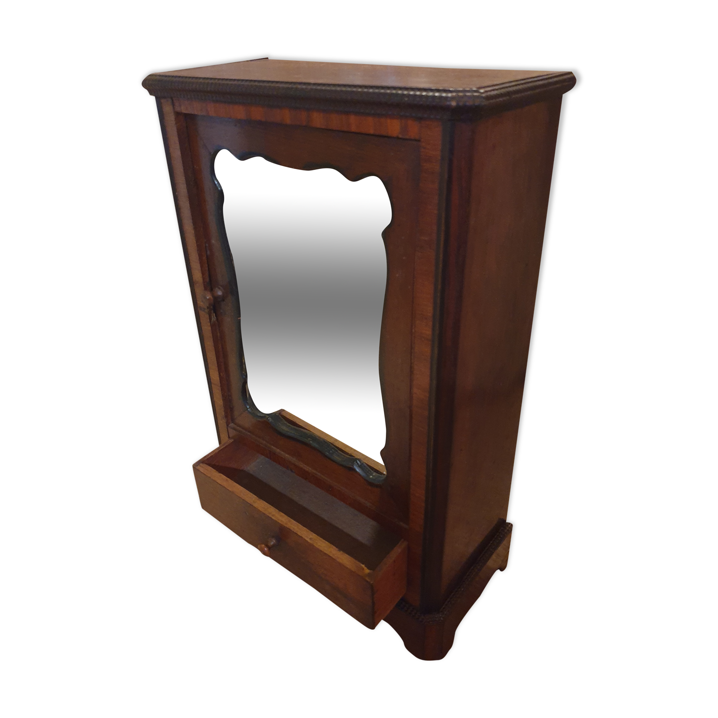 Antique doll cabinet