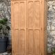 Parisian paneled cabinet in raw wood, 1940