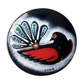 Enamelled catchall "Colombe", 1950s
