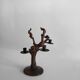 Vintage candlestick in vine shoots of the years 70