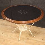 French design coffee table in painted metal from 60s