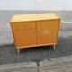 Vintage buffet 2 doors 1 light wood drawer