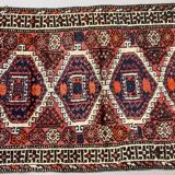 Vintage Tribal Luri Long runner 280x110 cm veg dye wool rug tribal cm handmade