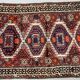 Vintage Tribal Luri Long runner 280x110 cm veg dye wool rug tribal cm handmade