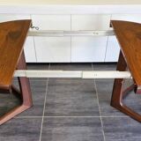 Vintage Baumann extendable table, 1970s