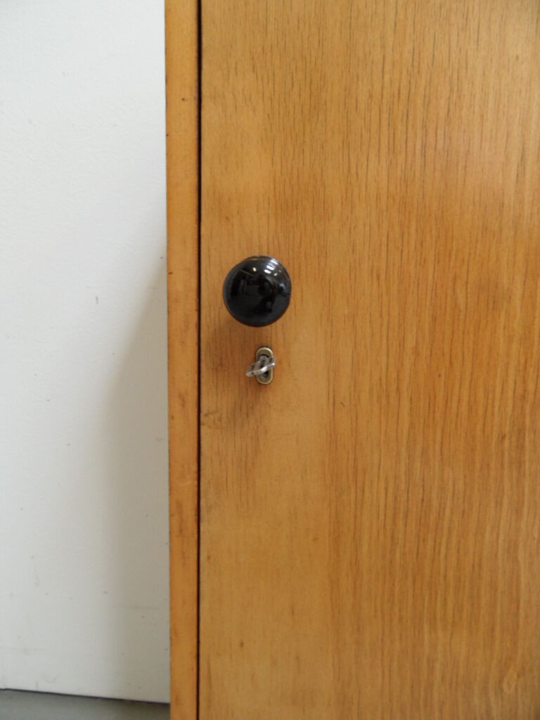 Vintage school cabinet