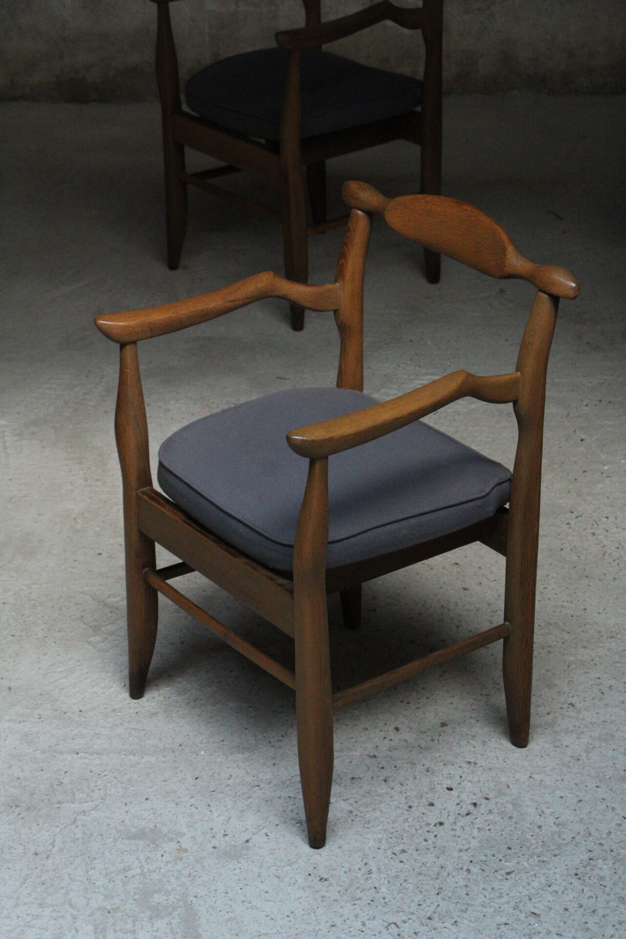 Pair of armchairs Fumay Guillerme & Chambron
