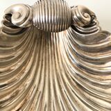 Silver metal shell cut