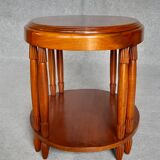 Table basse ovale d'époque art déco