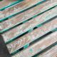 Turquoise patina table