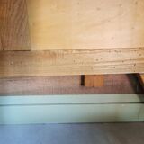 Commode vintage pieds compas miroir tryptique