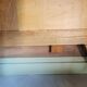 Commode vintage pieds compas miroir tryptique