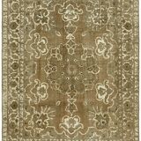 1980s 303 cm x 384 cm beige wool carpet