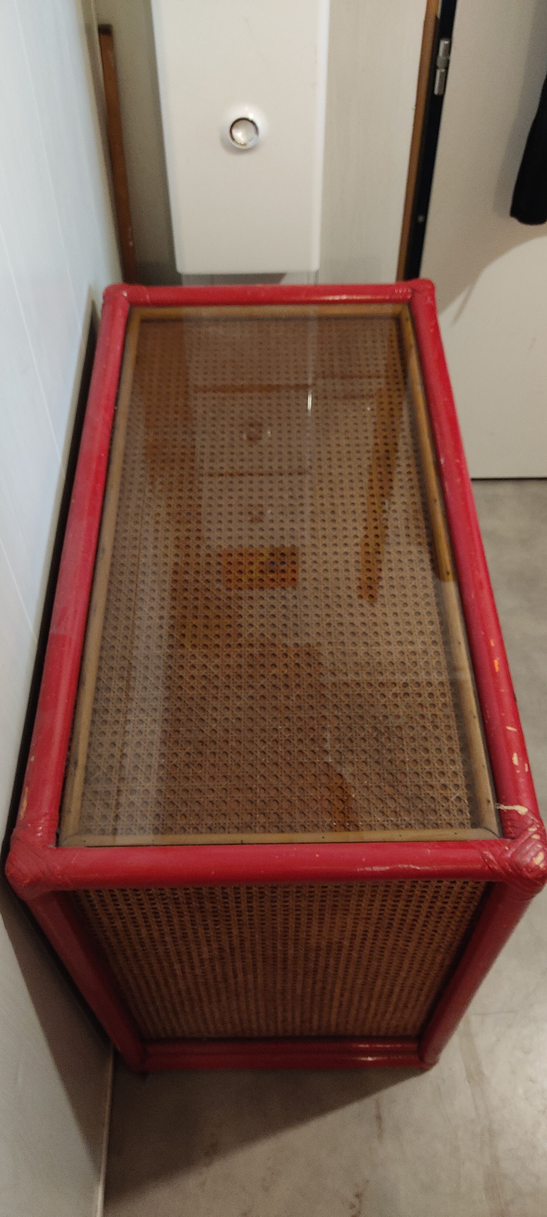 Rattan chest of drawers 3 drawers