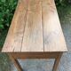 Farm table of the country Brièron (South Brittany) old with 2 drawers in chestnut.