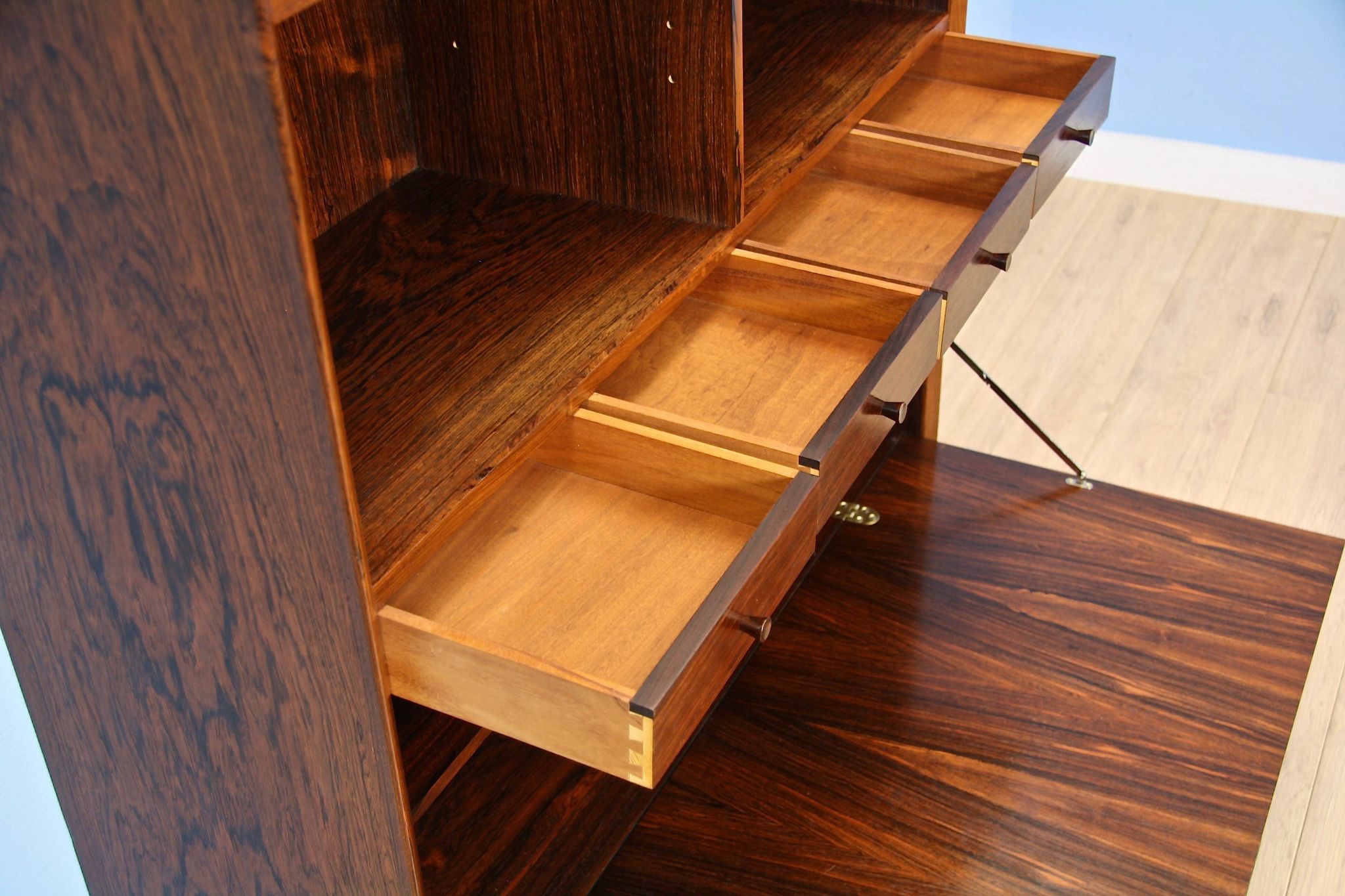 Bibliothèque danoise en palissandre par Gunni Omann pour Omann Jun Møbelfabrik, 1960