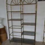 Brass imitation bamboo store display stand