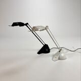 Set of 2 postmodern design desk lamps, 1980s