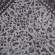 4x7 Turkish Floral Gray & Black Vintage Rug, 124x208Cm