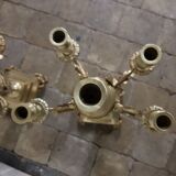 A pair of candle holders