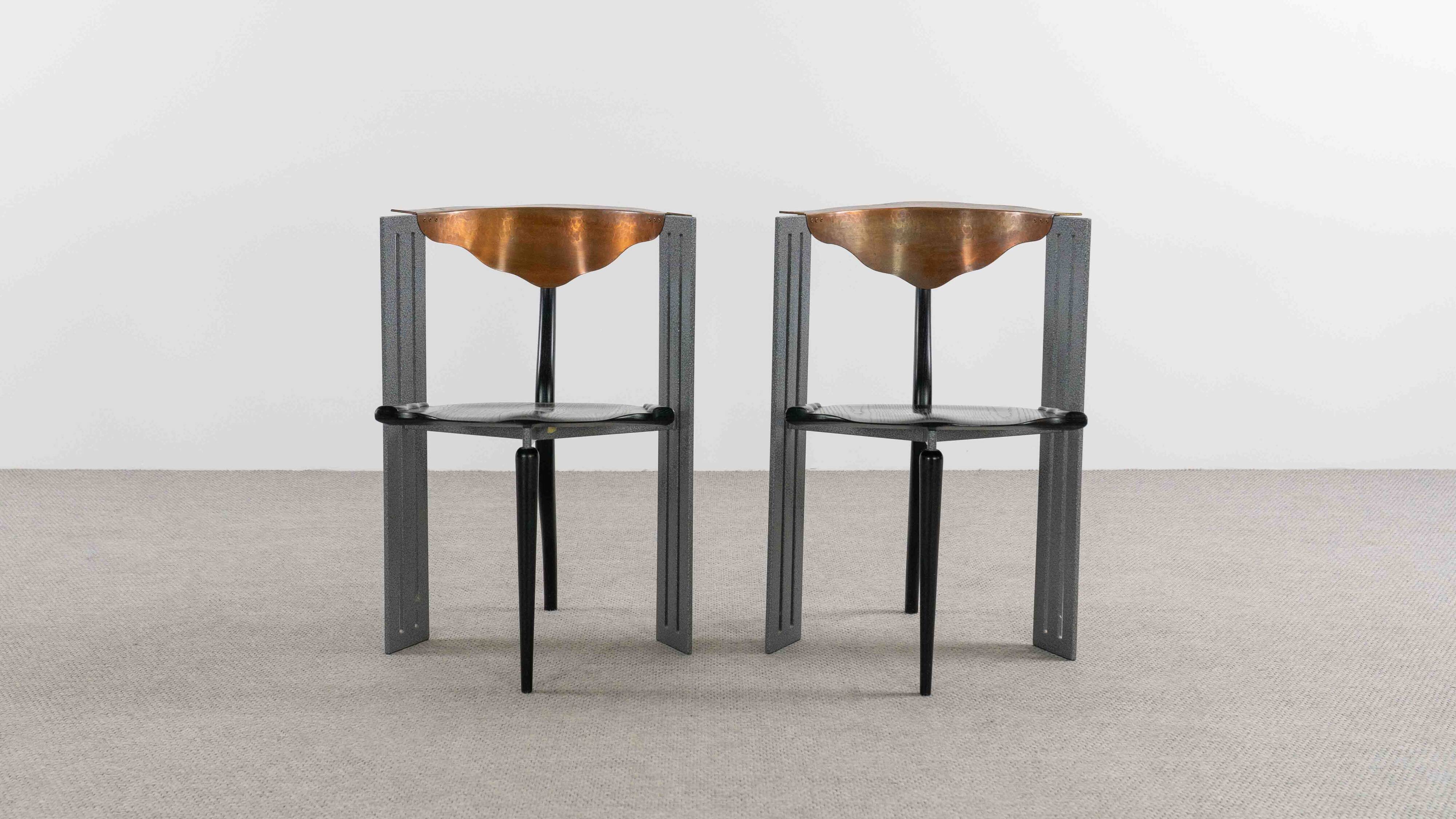 Pair Ota Otanek Chairs by Borek Sipek fort Vitra
