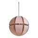 Grande suspension en verre fumé et dépoli, Peill & Putzler, 1970