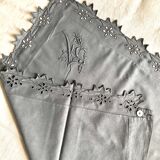 Old Smoke Gray Cotton Pillowcase