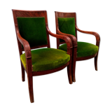 Pair of armchairs period resrauration