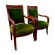 Pair of armchairs period resrauration