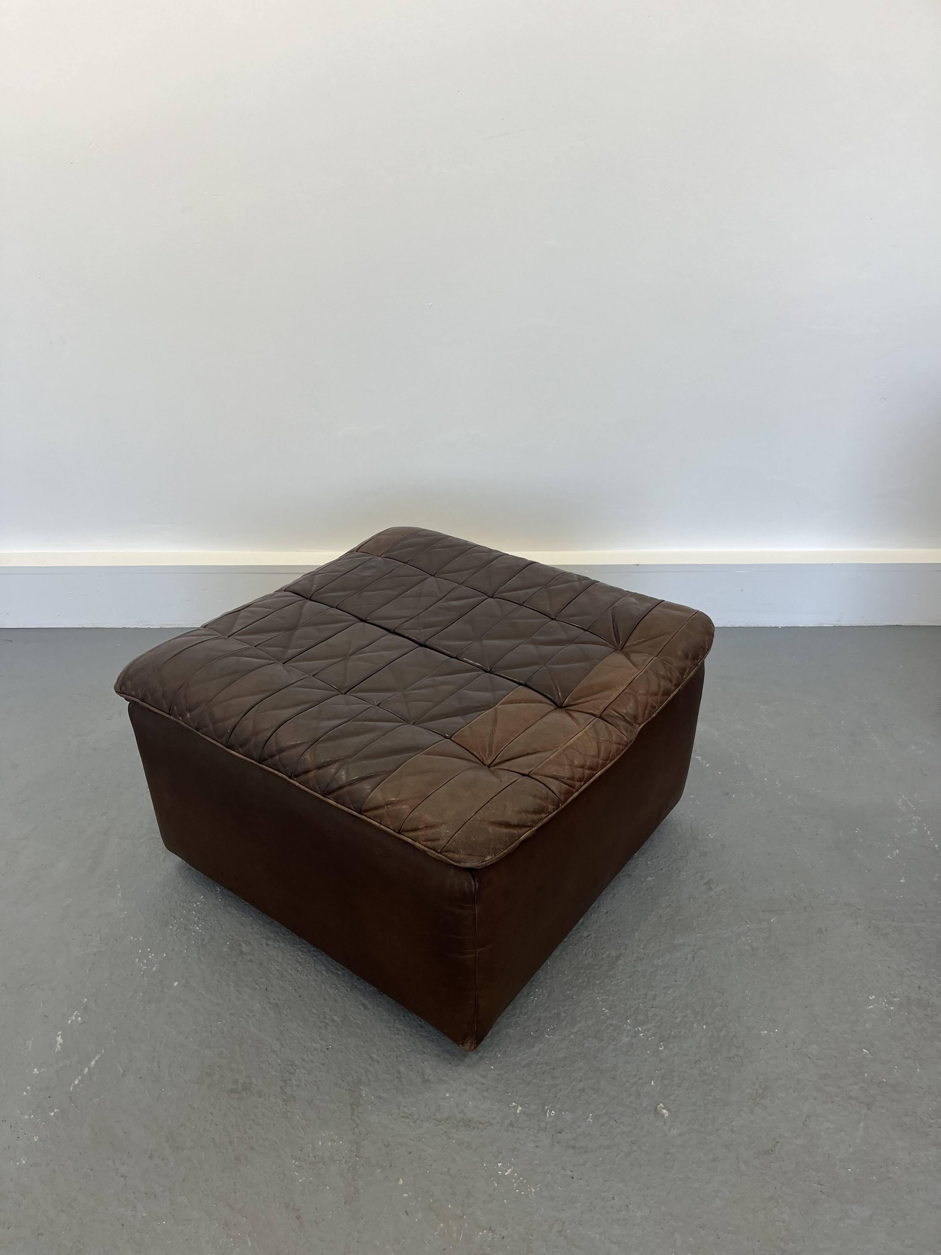 Fauteuil et ottoman DS-11 de De Sede, années 1970