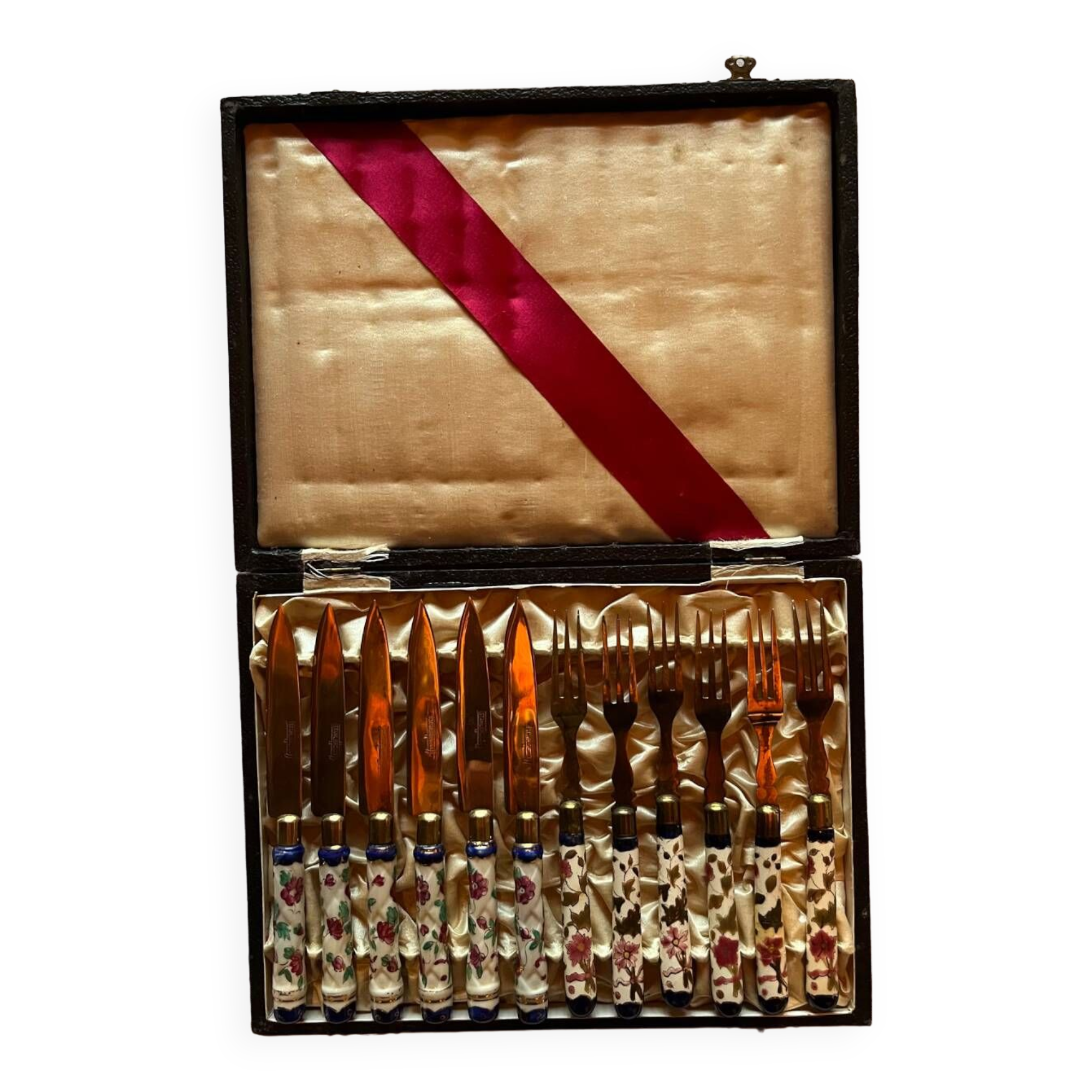Stahl Bronce 1910 cutlery box