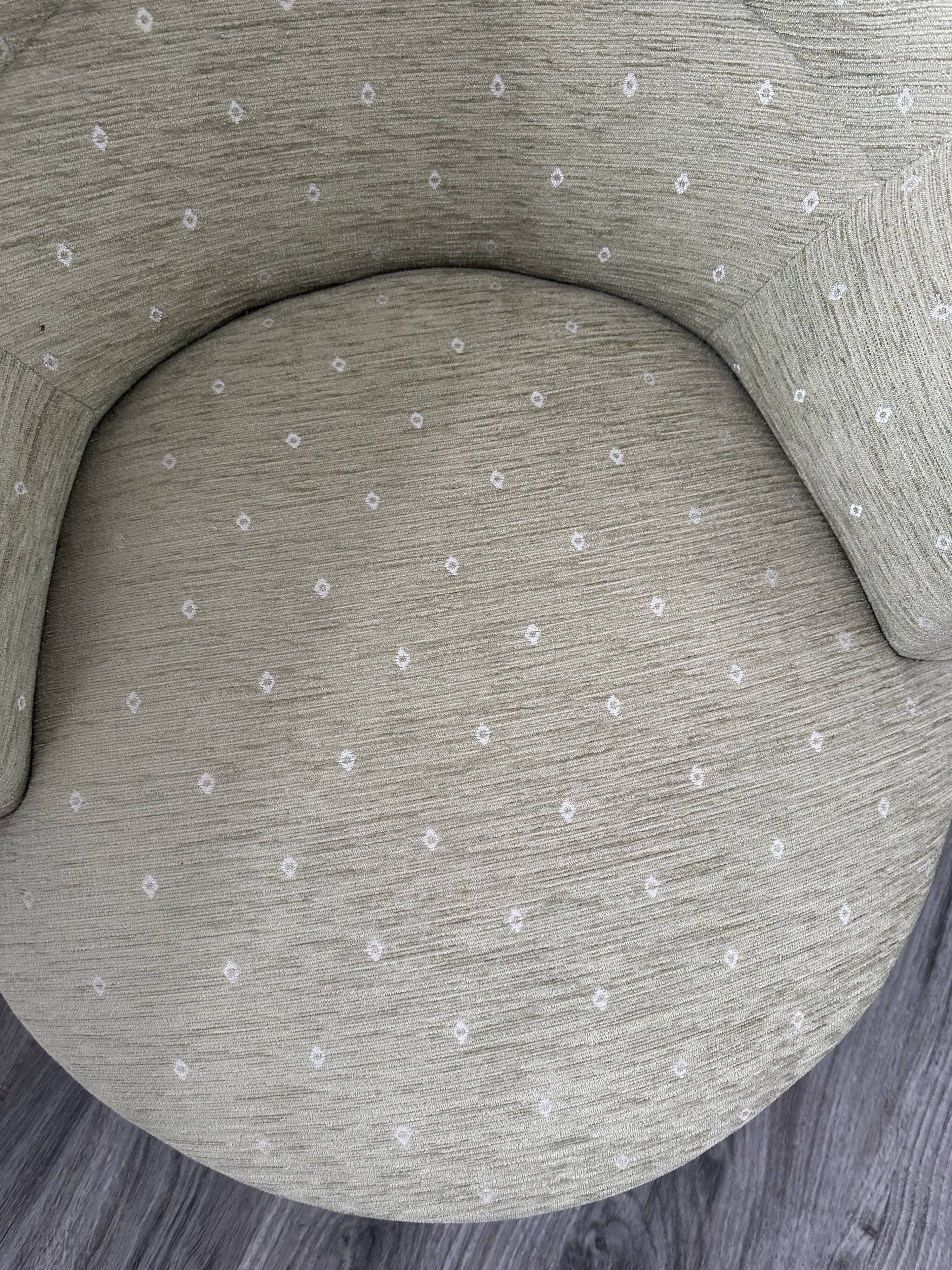 19th-century crapaud armchair