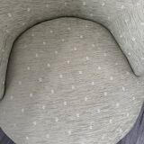 19th-century crapaud armchair