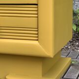 Art Deco ochre yellow chiffonier