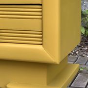 Ochre yellow Art Deco chest of drawers
