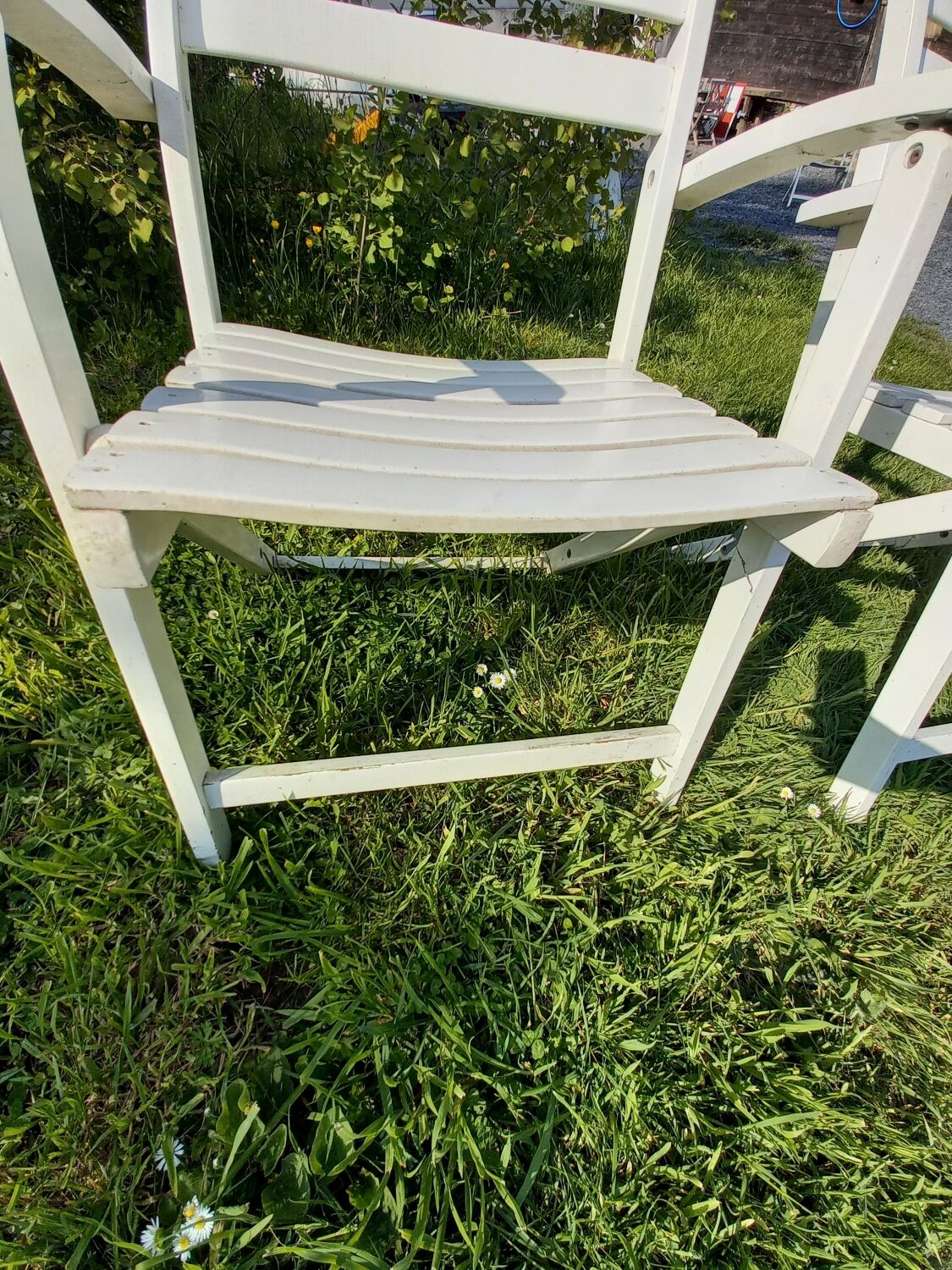 Paire de fauteuils vintage jardin Dejou