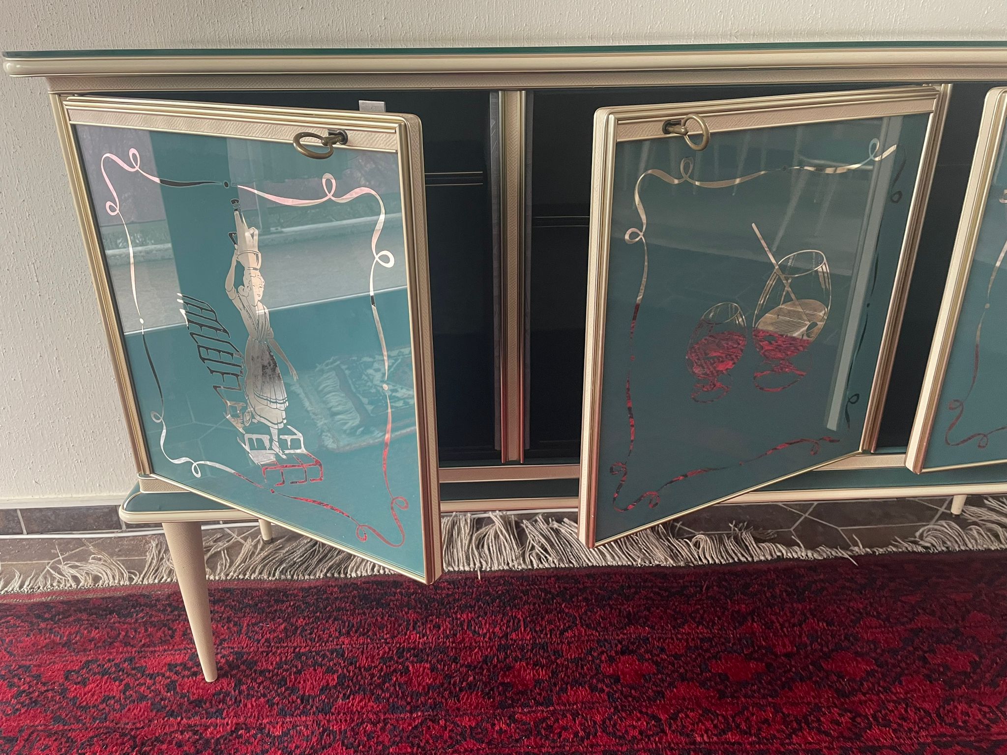 Umberto Mascagni for Harrods London — Three-door buffet