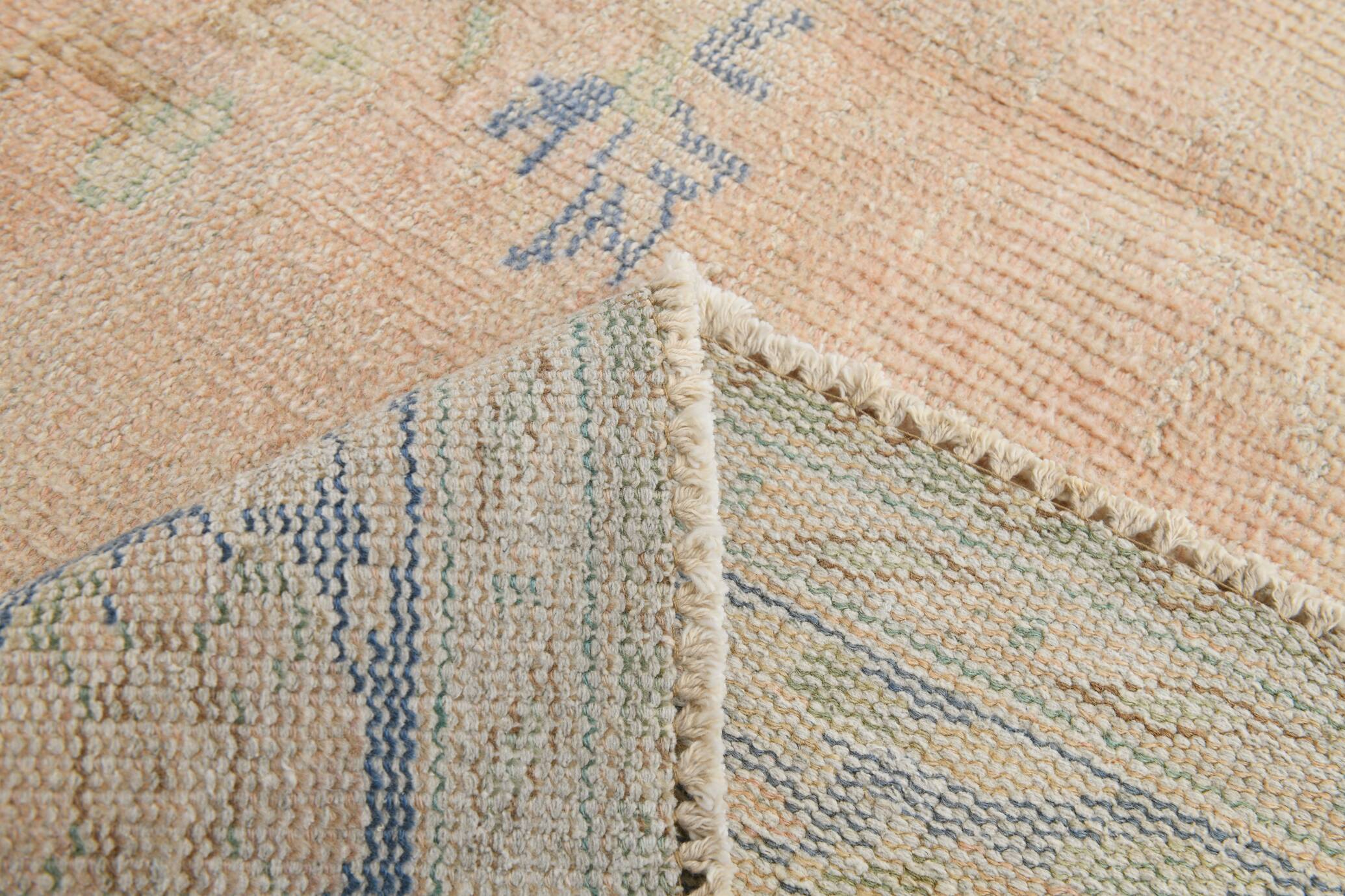 7x10 Rug For Living Room Vintage Rug, 204x310Cm